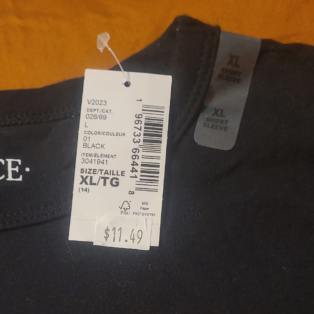 The Children's Place Black Tee with Orange and White Gamer Design